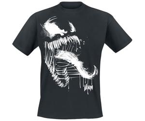SPIDER-MAN Marvel Games 2 - Venom Splatter Homme T-Shirt Manches Courtes Noir XXL