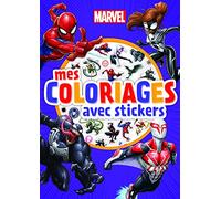 SPIDER-MAN - Mes coloriages avec stickers - MARVEL