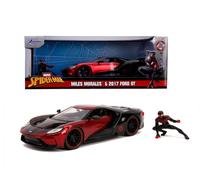 Spider-Man Miles Morales 2017 Ford Gt W / Figurine 1:24 Model Jada Toys