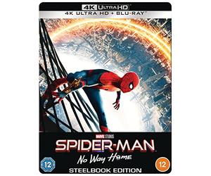 Spider-Man: No Way Home - Amazon Ex ity Steelbook (2 Discs - UHD & BD) [Blu-ray] [2021] [EXCLUSIVE AMAZON]