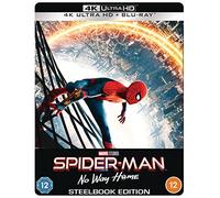 Spider-Man: No Way Home - Amazon Ex ity Steelbook (2 Discs - UHD & BD) [Blu-ray] [2021] [EXCLUSIVE AMAZON]