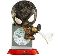 Figurine Cosbaby stylisée sous licence officielle Marvel Spider-Man noir et or