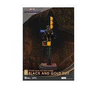 Spider-Man: No Way Home - Diorama D-Stage Spider-Man Black And Gold Suit 25 Cm