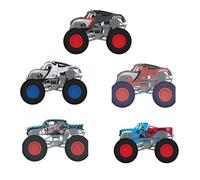 Monster Jam - Marvel - Pack De 5 Véhicules Die-Cast 1:64 Spider-Man - 5 Véhicules Authentiques Monster Trucks Officiels Show À Collectionner Echelle 1:64 - Jouet Enfant 3 Ans Et +