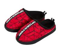 SPIDER-MAN Pantoufles pour garçons, Chaussures de Maison matelassées doublées en Polaire Marvel pour Enfants