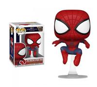 Funko Pop! Marvel: Spiderman No Way Home 2021 - Spider-Man - Leaping SM3 - Figurine en Vinyle à Collectionner - Idée de Cadeau - Produits Officiels - Jouets pour les Enfants et Adultes - Movies Fans