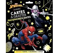 SPIDER-MAN - Pochette les Ateliers - Cartes à gratter phosphorescentes - MARVEL
