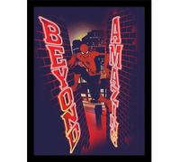 Spider-Man - Poster encadré "Beyond Amazing" PM8962 (40 cm x 30 cm) (Noir/Rouge)