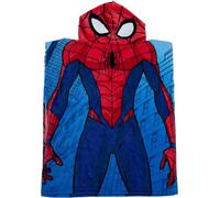 Spider-Man - "Spider City" serviette avec capuche AG3689 (taille unique) (Bleu/Rouge/Noir)