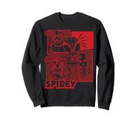 Spider-Man Spidey Comic Strip Sweatshirt