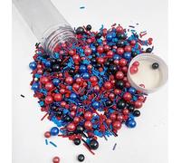 Spider - Man Spray comestible 120g / 4.2oz Cake Decoration Cupcake Decoration fantaisie crème glacée couche de finition, comestible cake Cupcake Decoration Jimmy, nonpareils, Sugar Pearl Spray