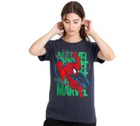 Spider-Man - T-shirt motif/style grimpe aux murs - Femme (TV25957)