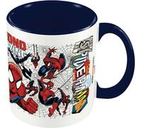 Spider-Man - Tasse à café "Timeless", costume PM3724 (taille unique) (blanc/noir/rouge)