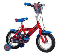 Spider-Man Vélo à billes pour enfants 12 pouces - Vélo avec roulettes stabilisatrices