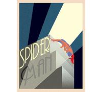 Spider-Man WDC90512 Toile Imprimée, Multicolore, 60 x 80 cm