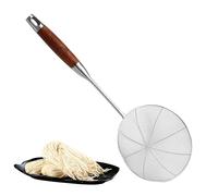Spider Passoire écumoire multifonction 41,5 x 15,6 cm, design portable en maille d'acier inoxydable, longue poignée pour une utilisation en cuisine, cuisine, friture