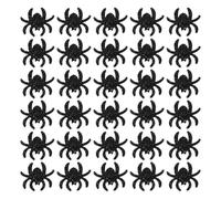 Spider Patch Spooky Non Woven DIY Spider Patches for Halloween Costume Accessories Headband Festival Decorations 30pcs 6.5x6cm