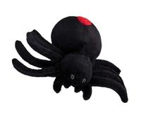 Spider Plush Cushion Pillow - Realistic Black Stuffed Toy, Decorative Soft Pillows, Halloween Bedroom Accent, Kids Room Accessory | Creepy Spider Throw Pillow for Home Decor Play supportive feel