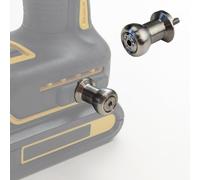 Spider Porte-outils - Goupilles de perçage - Lot de 1 - Acier inoxydable CNC de qualité supérieure - Se fixe sur le côté de n'importe quelle marque de perceuse électrique et tournevis - S'associe avec