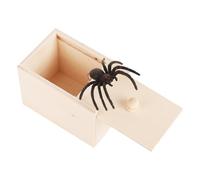 Spider Prank Box - Gag Gift Toy, Funny Trick Box | Rubber Spider Handmade Surprise, Boîte De Blague Effrayante Réaliste, Gag Effrayant Pour Les Amis Halloween -Fêtes D'avril Fools Day
