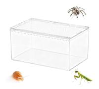 Spider Terrarium - 40x25x20cm Ventilated Acrylic Escape-Proof Habitat | Spider Cage Praying Mantis Enclosure - for Praying Mantis Crab Gecko Snake Turtle Bearded Dragon