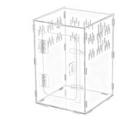 Spider Terrarium | Acrylic Clear Box Habitat Cave Zone | 11.81x7.87x6.10 inch Spider Enclosures - for Bearded Dragon Snake Tortoise Gecko Hermit Crab Reptile Fish Turtle