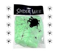 Spider Web Decoration, Halloween Fake Spider Web, Glow Stretch Spiders Webs