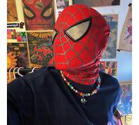 Spiderman 1:1 3D Spider-Man Tobey masque Halloween Cosplay Faceshell lentilles détachables Costumes super-héros Collection modèle cadeau Toby Mask-New