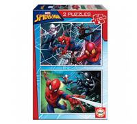 Educa Borrás – Puzzle 2 x 100 pièces Spider-Man – Grandes pièces – Dès 4 ans (18101)