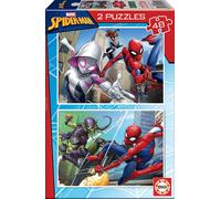 Educa Borras 2 Puzzles Of 48 Pieces Spider-man Multicolore