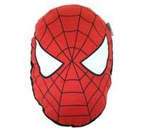 Spiderman 3 - Coussin - Tête de spiderman 3 - Peluche - Taille 40x26cm Rouge G