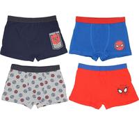Spiderman 4-Pack Boxers Confortable sous-vêtement garçon 100% coton 122/128 cm