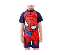 (Spiderman - A,4-6 Years)3-11 Years Kids Superman Swimwear One-piece Swimsuit Bathing Suit