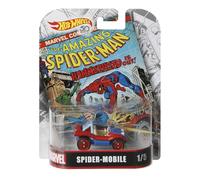 Hot Wheels Spider Mobile : voiture Spider-Man moulée sous pression à l'échelle 1/64 pour enfants, garçons