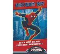 Spiderman carte d'anniversaire