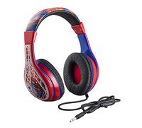 Spiderman Casque pour Enfants, Bandeau réglable, Son stéréo, Prise Jack 3,5 mm, Casque Filaire pour Enfants, sans nœuds, contrôle du Volume, Pliable, Casque Supra-auriculaire pour Enfants, pour