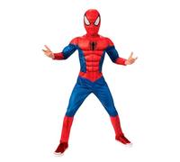 Spiderman Costumes | Super Strong Muscle Bundle Spiderman Enfant Costume | Taille 128 | Costume de Carnaval | Déguisement