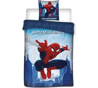 Spiderman Ensemble de literie Housse de couette 140 cm x 200 cm Housse d'oreiller 65 cm x 65 cm