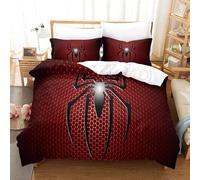 Spiderman Ensemble De Literie Imprimé En D Parure De Lit Housse De Couette Movie Posters,Sets De Housse Couette En Microfibre,Doux Et Confortable Sing