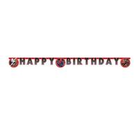 Spiderman FSC « Happy Birthday » Bannière en papier découpé 1 ct