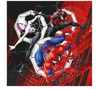 Spiderman FSC Lot de 20 serviettes en papier double épaisseur 33 x 33 cm