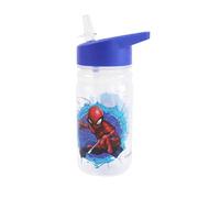 SPIDERMAN - Gourde transparente à bec 380 mL