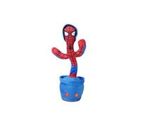 Peluche GENERIQUE Spiderman Jouet Cactus dansant Marvel Avengers Peluche chantant, parlant et dansant Chargement USB FONGWAN pour la décoration intérieure et