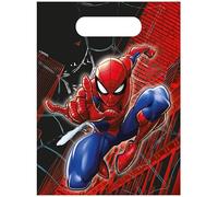 Spiderman Lot de 4 sacs de fête en papier FSC