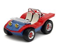 Jada Buggy Marvel Spiderman 1:24 avec figurine – doré pour enfants
