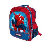 Spiderman Marvel Sac à Dos 4 Fermetures éclair A/Chariot 41 x 34 x 18,5 cms. spid, Couleur 0 (Astro Europa ast0939)
