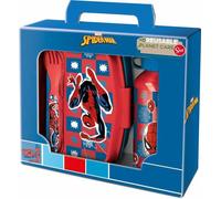 Spiderman Midnight Flyer - Gift Box (boîte à sandwich, bouteille d'eau, couverts)