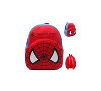 Spiderman mignon jouet petit sac 1 an 2 ans sac à dos pour enfants - rouge