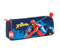 Spiderman Neon Trousse avec Fermeture éclair et Compartiment, Trousse pour Enfant, idéale pour Les Enfants d'âge Scolaire, Confortable et Polyvalente, qualité et résistance, 21 x 7 x 8 cm, Couleur