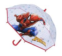 Spiderman Parapluie à bulles Spidermann - En fibre de verre - Diamètre : 66 cm, rouge